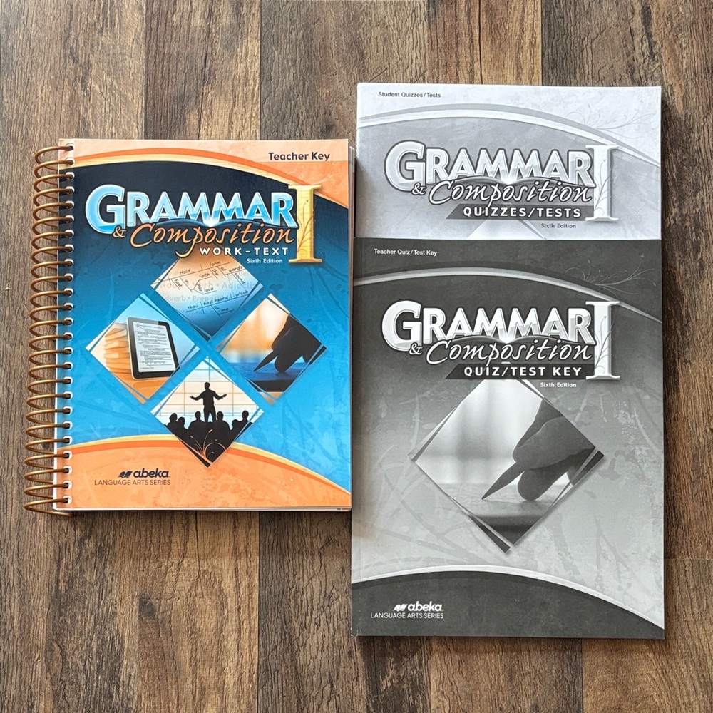Abeka Grammar and Composition 1 Teacher Key, Test and Quizzes and Test Quiz Key